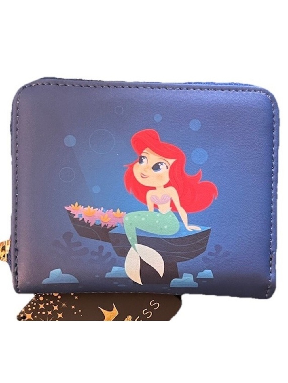 Loungefly Disney The Little Mermaid Ariel Zip Wallet New